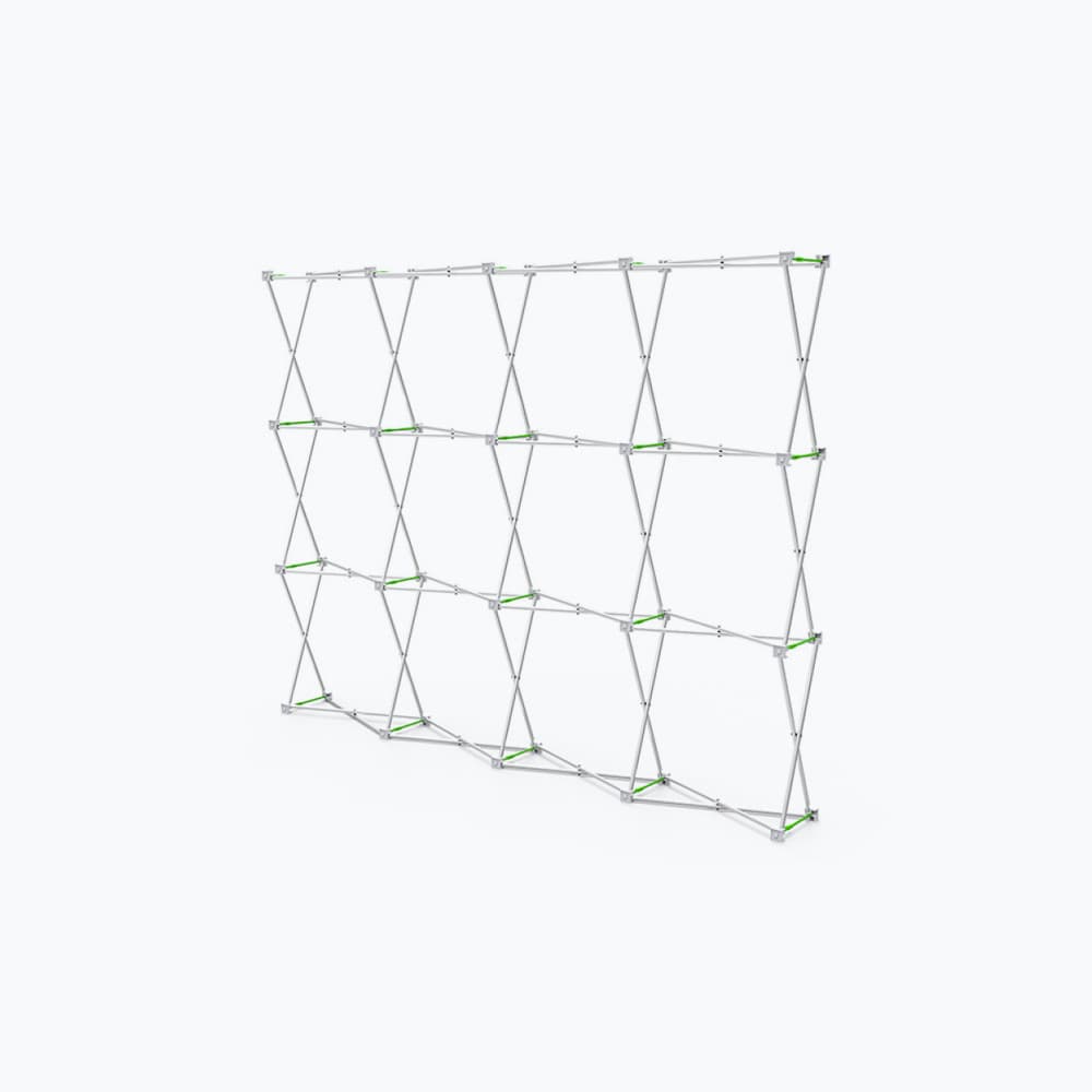 10ft Straight Velcro Fabric Pop Up Display (Hardware Only)