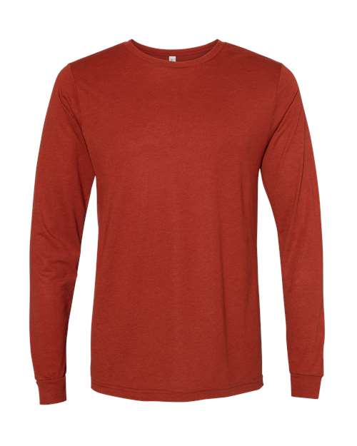 Triblend Long Sleeve Tee - Brick Triblend -   -