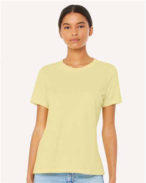 Women’s Relaxed Fit Heather CVC Tee - Heather French Vanilla -   -