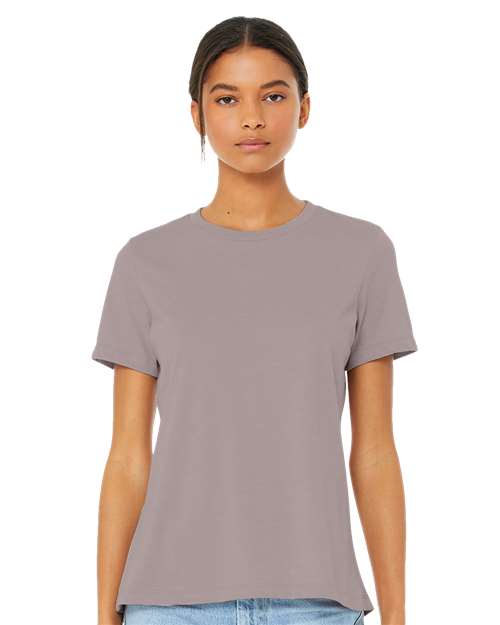 Women’s Relaxed Fit Heather CVC Tee - Heather Pink Gravel -   -
