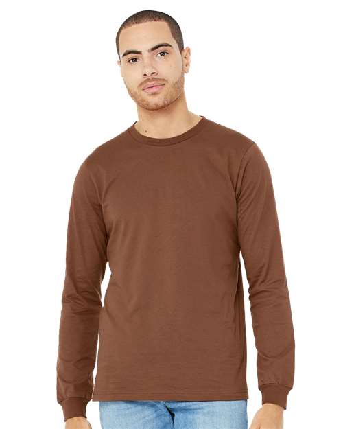 Jersey Long Sleeve Tee - Chestnut -   -