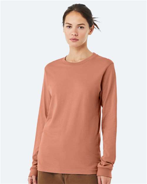 Jersey Long Sleeve Tee - Terracotta -   -