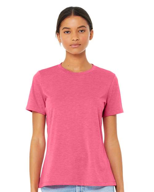 Women’s Relaxed Fit Triblend Tee - Charity Pink Triblend -   -