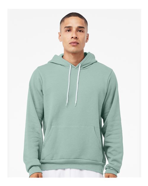 Sponge Fleece Hoodie - Dusty Blue -   -