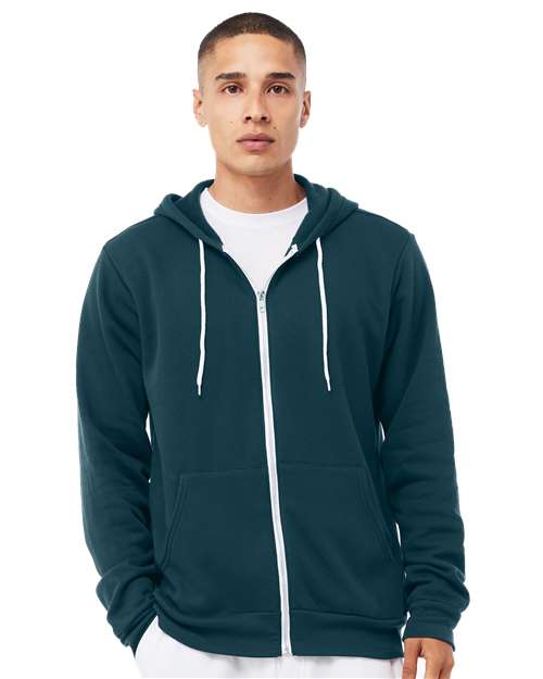 Sponge Fleece Full-Zip Hoodie - Atlantic -   -