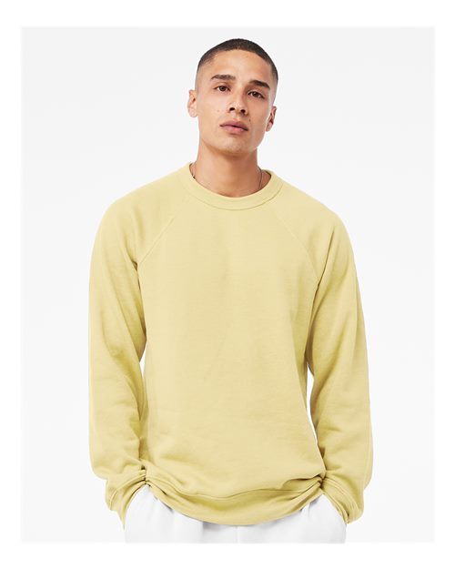 Sponge Fleece Raglan Crewneck Sweatshirt - French Vanilla -   -