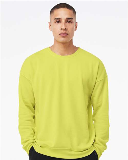 Sponge Fleece Drop Shoulder Crewneck Sweatshirt - Strobe -   -