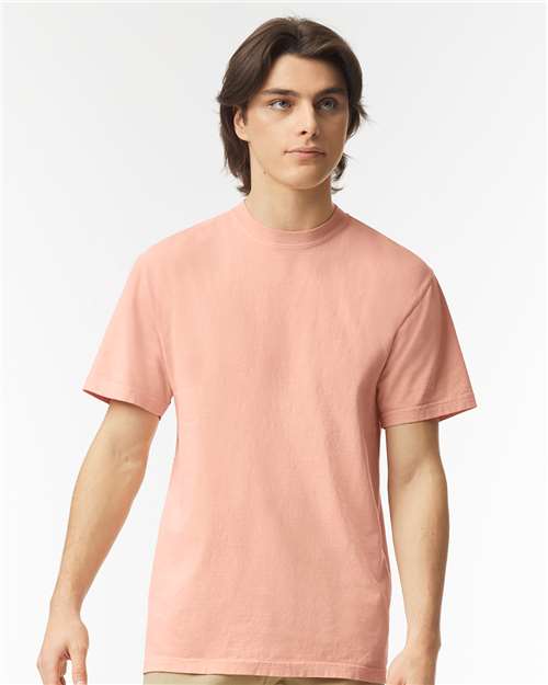 Garment-Dyed Heavyweight T-Shirt - Peachy -   -