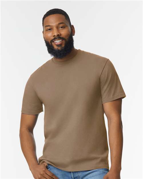 Softstyle® Midweight T-Shirt - Brown Savana -   -