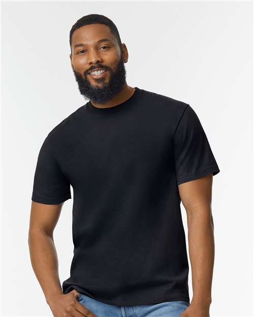 Softstyle® Midweight T-Shirt - Pitch Black -   -