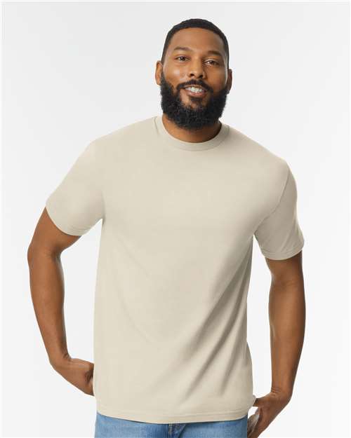 Softstyle® Midweight T-Shirt - Sand -   -