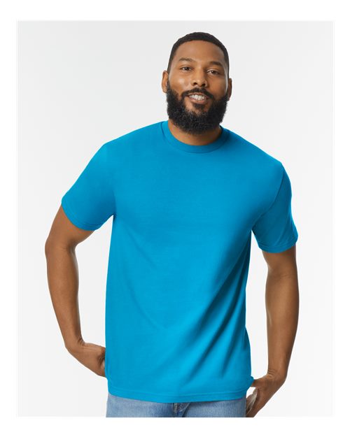 Softstyle® Midweight T-Shirt - Sapphire -   -