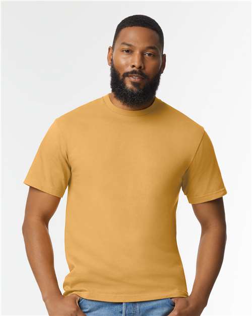 Softstyle® Midweight T-Shirt - Mustard -   -