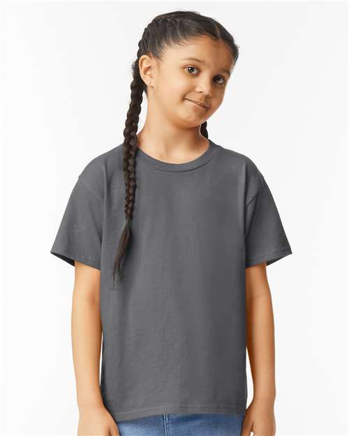 Softstyle® Youth T-Shirt - Charcoal -   -