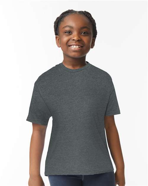 Softstyle® Youth T-Shirt - Dark Heather -   -