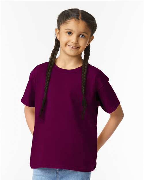 Softstyle® Youth T-Shirt - Maroon -   -