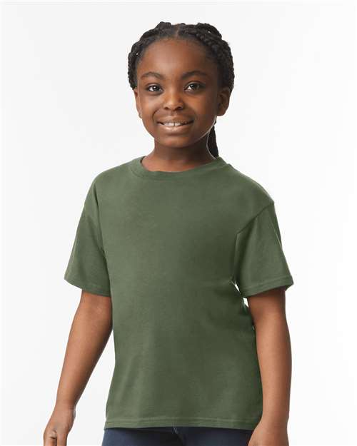 Softstyle® Youth T-Shirt - Military Green -   -