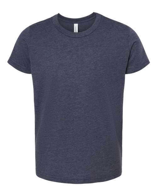 Youth CVC Jersey Tee - Heather Midnight Navy -   -