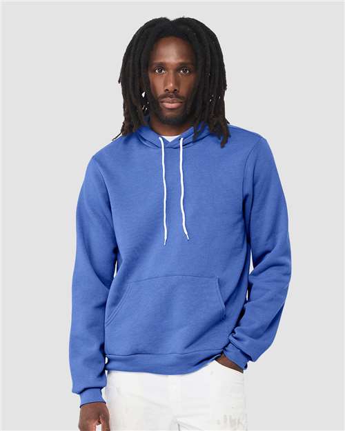 Sponge Fleece Hoodie - Heather Columbia Blue -   -