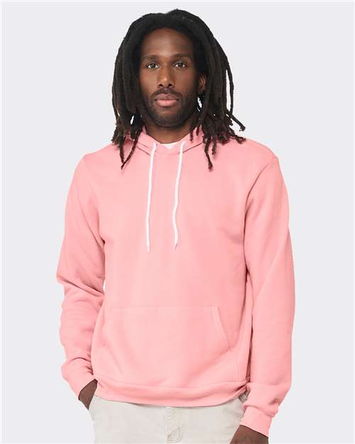 Sponge Fleece Hoodie - Pink -   -