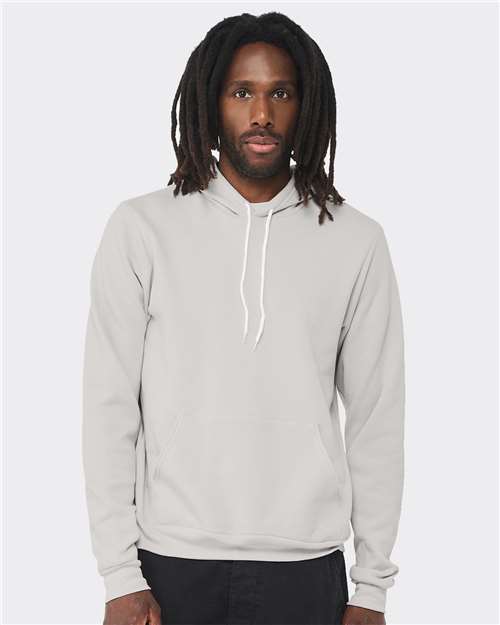 Sponge Fleece Hoodie - Silver -   -