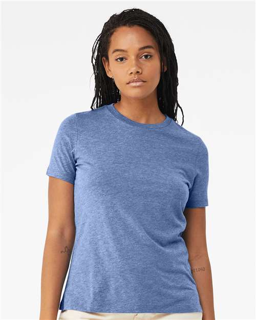 Women’s Relaxed Fit Triblend Tee - Blue Triblend -   -