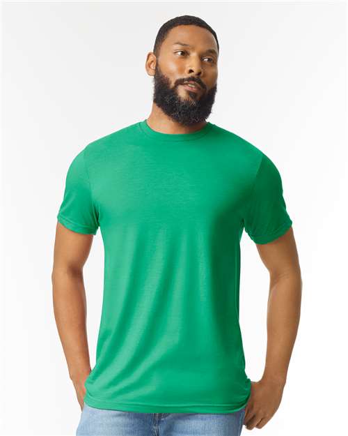 Softstyle® CVC T-Shirt - Kelly Mist -   -