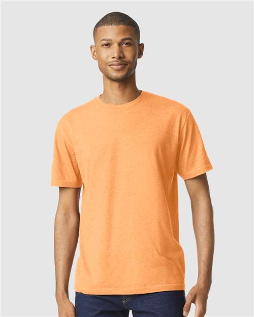 Softstyle® CVC T-Shirt - Tangerine Mist -   -