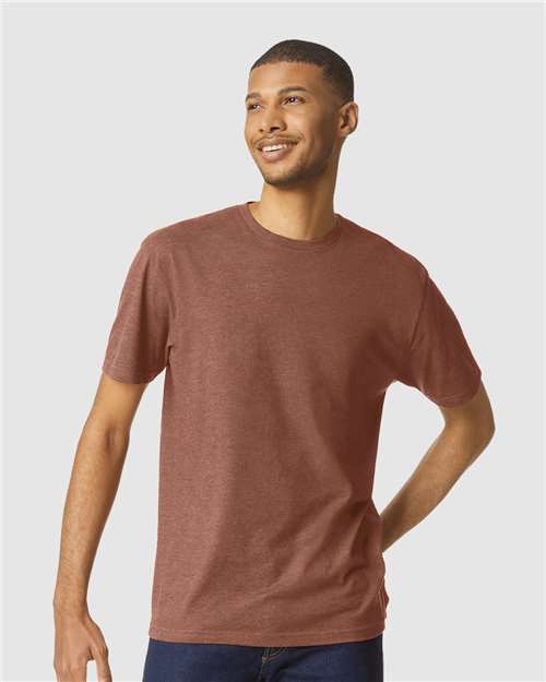 Softstyle® CVC T-Shirt - Cocoa Mist -   -