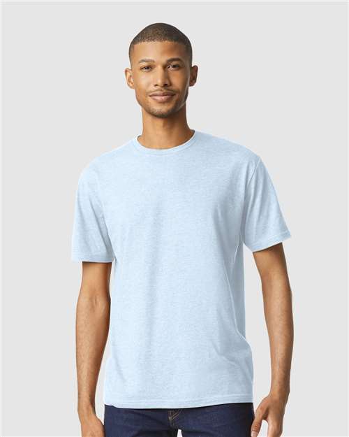 Softstyle® CVC T-Shirt - Light Blue Mist -   -