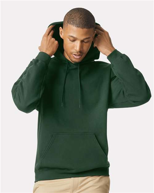 Softstyle® Midweight Hooded Sweatshirt - Forest Green -   -