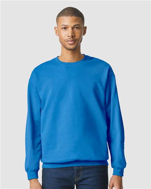 Softstyle® Midweight Crewneck Sweatshirt - Royal -   -