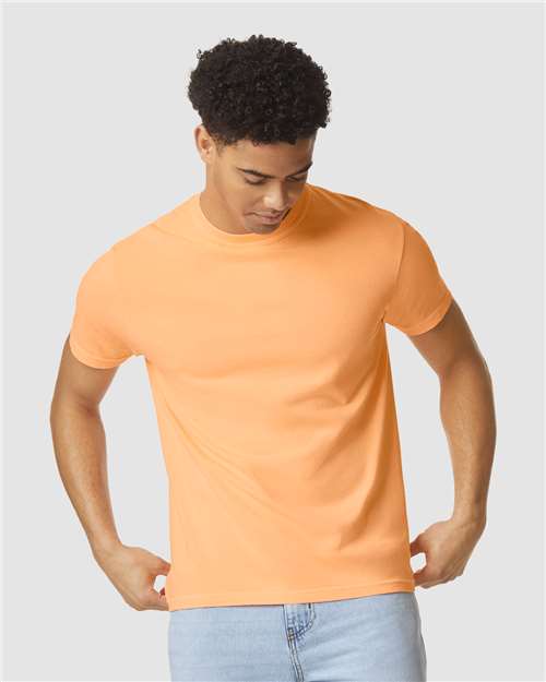 Garment-Dyed Heavyweight T-Shirt - Neon Cantaloupe -   -