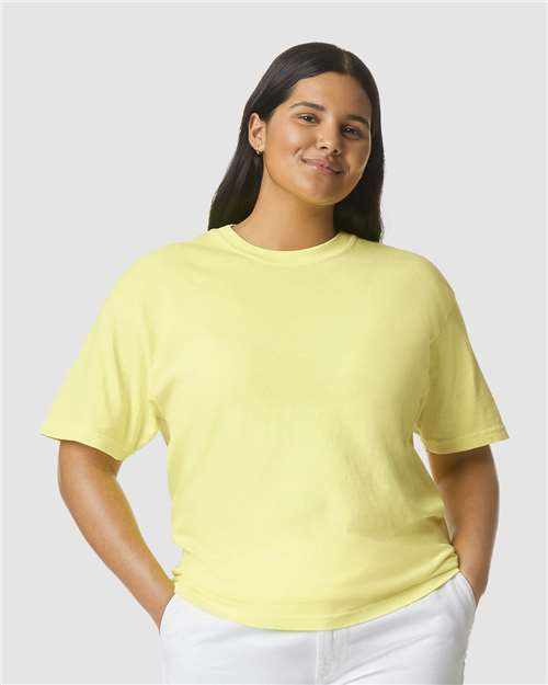 Garment-Dyed Heavyweight T-Shirt - Neon Lemon -   -