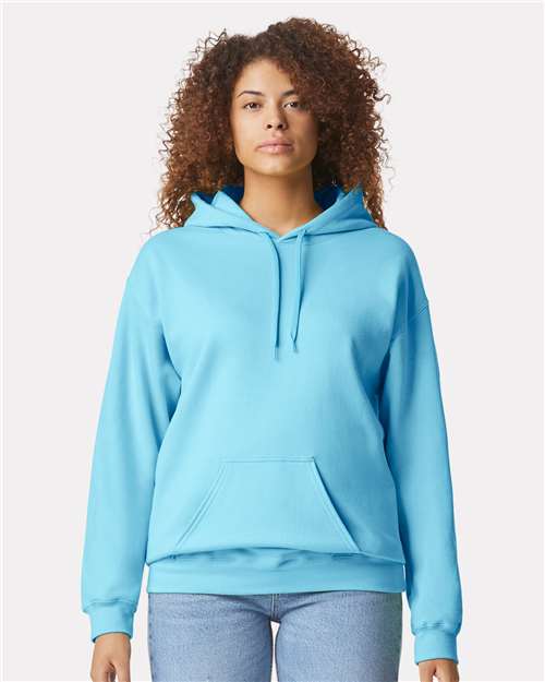 Softstyle® Midweight Hooded Sweatshirt - Sky -   -