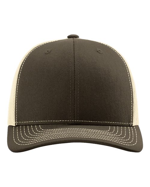 Snapback Trucker Cap - Chocolate Chip/ Birch -   -