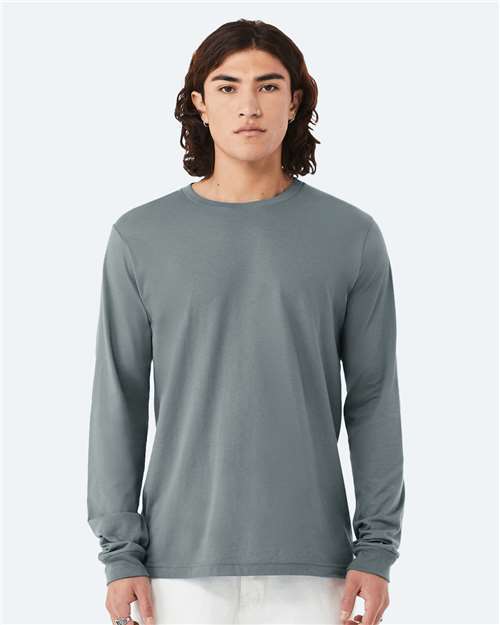 Jersey Long Sleeve Tee - Blue Storm -   -