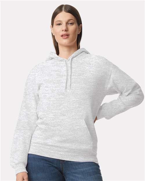 Softstyle® Midweight Hooded Sweatshirt - Ash Grey -   -