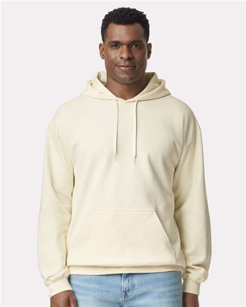 Softstyle® Midweight Hooded Sweatshirt - Off White -   -