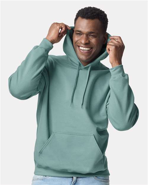 Softstyle® Midweight Hooded Sweatshirt - Aquatic -   -