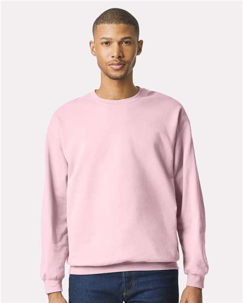 Softstyle® Midweight Crewneck Sweatshirt - Light Pink -   -