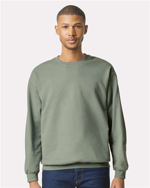 Softstyle® Midweight Crewneck Sweatshirt - Sage -   -