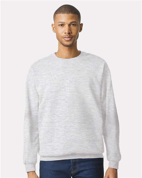 Softstyle® Midweight Crewneck Sweatshirt - Ash Grey -   -