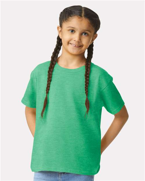 Softstyle® Youth T-Shirt - Heather Irish Green -   -