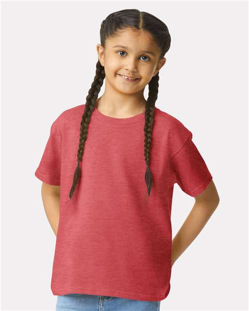 Softstyle® Youth T-Shirt - Heather Red -   -