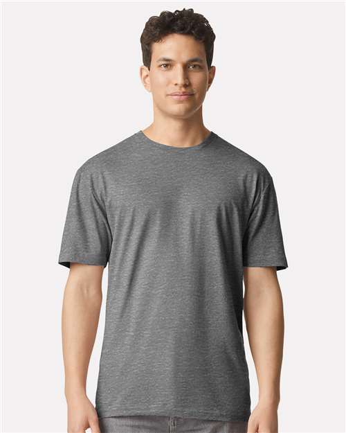 Light Cotton T-Shirt - Graphite Heather -   -