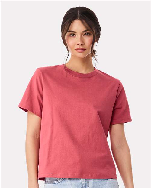Women's 6 oz Heavyweight Tee - Vintage Red -   -