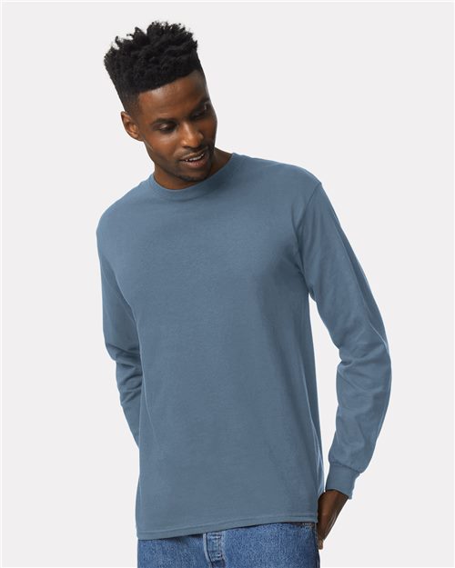 Ultra Cotton® Long Sleeve T-Shirt - Ash -   -