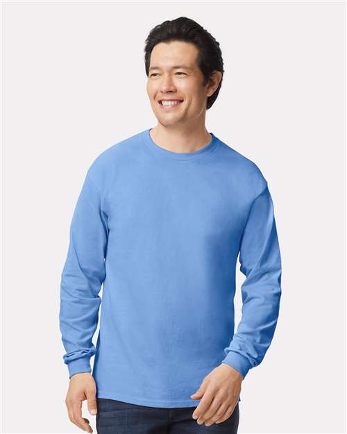 Ultra Cotton® Long Sleeve T-Shirt - Carolina Blue -   -