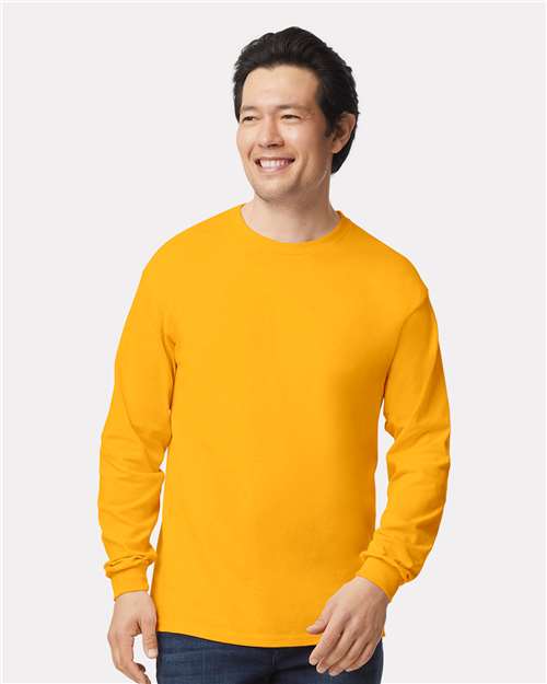 Ultra Cotton® Long Sleeve T-Shirt - Gold -   -